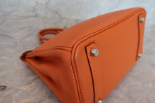 将图片加载到图库查看器,HERMES BIRKIN 25 Togo leather Orange □I刻印 Hand bag 700060078