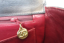 Load image into Gallery viewer, CHANEL Medium Matelasse single flap chain shoulder bag Lambskin Black/Gold hadware Shoulder bag 700080168