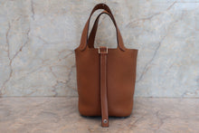 Load image into Gallery viewer, HERMES PICOTIN LOCK PM Clemence leather Gold □P Engraving Hand bag 700050065