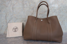 画像をギャラリービューアに読み込む, HERMES/エルメス ガーデンパーティPM ネゴンダ エトゥープ T刻印 トートバッグ 700110112