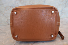 Load image into Gallery viewer, HERMES PICOTIN LOCK PM Clemence leather Gold □P Engraving Hand bag 700050065