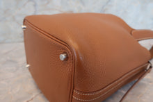 Load image into Gallery viewer, HERMES PICOTIN LOCK PM Clemence leather Gold □P Engraving Hand bag 700050065