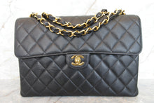 Load image into Gallery viewer, CHANEL Medium Matelasse single flap chain shoulder bag Caviar skin Black/Gold hadware Shoulder bag 700080152