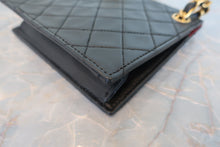 Load image into Gallery viewer, CHANEL Matelasse chain shoulder bag Lambskin Black/Gold hadware Shoulder bag 800080243