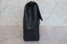 Load image into Gallery viewer, CHANEL Medium Matelasse single flap chain shoulder bag Lambskin Black/Gold hadware Shoulder bag 700120199