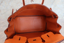 将图片加载到图库查看器,HERMES BIRKIN 25 Togo leather Orange □I刻印 Hand bag 700060078