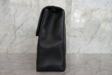 Load image into Gallery viewer, CHANEL Medium Matelasse single flap chain shoulder bag Caviar skin Black/Gold hadware Shoulder bag 700080152