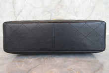 Load image into Gallery viewer, CHANEL Medium Matelasse single flap chain shoulder bag Caviar skin Black/Gold hadware Shoulder bag 700080152