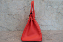 将图片加载到图库查看器,HERMES BIRKIN 30 Epsom leather Rouge pivoine T刻印 Hand bag 800080019
