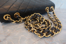Load image into Gallery viewer, CHANEL Medium Matelasse single flap chain shoulder bag Lambskin Black/Gold hadware Shoulder bag 700120199