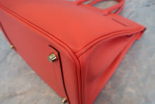 将图片加载到图库查看器,HERMES BIRKIN 30 Epsom leather Rouge pivoine T刻印 Hand bag 800080019