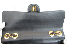 Load image into Gallery viewer, CHANEL Medium Matelasse single flap chain shoulder bag Caviar skin Black/Gold hadware Shoulder bag 700080152