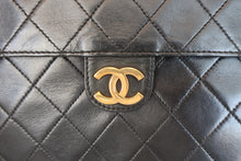 画像をギャラリービューアに読み込む, CHANEL/シャネル マトラッセプッシュロックチェーンショルダーバッグ ラムスキン ブラック/ゴールド金具 ショルダーバッグ 800080133