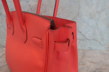 将图片加载到图库查看器,HERMES BIRKIN 30 Epsom leather Rouge pivoine T刻印 Hand bag 800080019