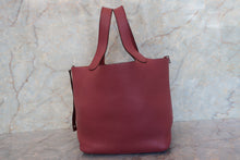 画像をギャラリービューアに読み込む, HERMES/エルメス ピコタンロックMM トリヨンクレマンス ローズウッド □P刻印 ハンドバッグ 700110110