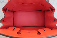 将图片加载到图库查看器,HERMES BIRKIN 30 Epsom leather Rouge pivoine T刻印 Hand bag 800080019