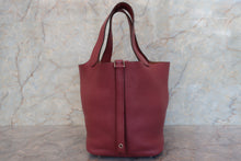 画像をギャラリービューアに読み込む, HERMES/エルメス ピコタンロックMM トリヨンクレマンス ローズウッド □P刻印 ハンドバッグ 700110110