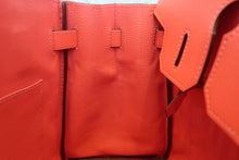 将图片加载到图库查看器,HERMES BIRKIN 30 Epsom leather Rouge pivoine T刻印 Hand bag 800080019