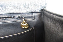 Load image into Gallery viewer, CHANEL Medium Matelasse single flap chain shoulder bag Caviar skin Black/Gold hadware Shoulder bag 700080152