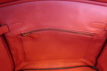 将图片加载到图库查看器,HERMES BIRKIN 30 Epsom leather Rouge pivoine T刻印 Hand bag 800080019