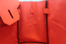 将图片加载到图库查看器,HERMES BIRKIN 30 Epsom leather Rouge pivoine T刻印 Hand bag 800080019