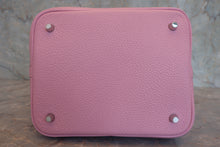 将图片加载到图库查看器,HERMES PICOTIN LOCK MM Clemence leather Mauve sylvestre Z刻印 Hand bag 800080011