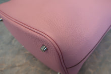 将图片加载到图库查看器,HERMES PICOTIN LOCK MM Clemence leather Mauve sylvestre Z刻印 Hand bag 800080011
