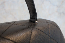 将图片加载到图库查看器,CHANEL/香奈儿 CF 梯形 手提包 荔枝皮 Black/Silver hadware(黑色/银色金属) 手提包 800060110