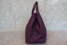将图片加载到图库查看器,HERMES GARDEN PARTY PM Negonda leather Cassis □O刻印 Tote bag 700110111
