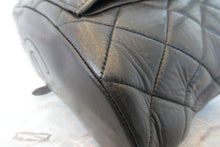 Load image into Gallery viewer, CHANEL Matelasse chain back pack Lambskin Black/Gold hadware Back pack 700030083