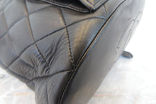 Load image into Gallery viewer, CHANEL Matelasse chain back pack Lambskin Black/Gold hadware Back pack 700030083