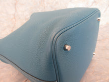 Load image into Gallery viewer, HERMES PICOTIN LOCK MM Clemence leather Blue jean □P Engraving Hand bag 600110208