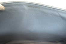 Load image into Gallery viewer, CHANEL  Bias stitch chain shoulder bag Caviar skin Lite blue/Gold hadware Shoulder bag 700080186