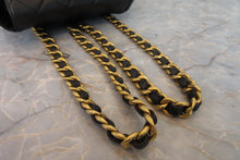 Load image into Gallery viewer, CHANEL Matelasse chain back pack Lambskin Black/Gold hadware Back pack 700030083