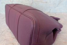 将图片加载到图库查看器,HERMES GARDEN PARTY PM Negonda leather Cassis □O刻印 Tote bag 700110111