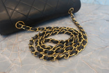 Load image into Gallery viewer, CHANEL Diana matelasse chain shoulder bag Lambskin Black/Gold hadware Shoulder bag 800030093