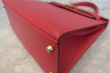 画像をギャラリービューアに読み込む, HERMES/エルメス ケリー28 クシュベル ルージュヴィフ 〇W刻印 ショルダーバッグ 800020021