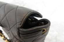 画像をギャラリービューアに読み込む, CHANEL/シャネル マトラッセチェーンリュック ラムスキン ブラック/ゴールド金具 リュック 700030083