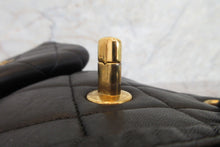 Load image into Gallery viewer, CHANEL Matelasse chain back pack Lambskin Black/Gold hadware Back pack 700030083