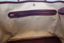 将图片加载到图库查看器,HERMES GARDEN PARTY PM Negonda leather Cassis □O刻印 Tote bag 700110111