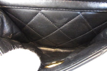 Load image into Gallery viewer, CHANEL Matelasse chain back pack Lambskin Black/Gold hadware Back pack 700030083