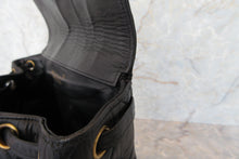 Load image into Gallery viewer, CHANEL Matelasse chain back pack Lambskin Black/Gold hadware Back pack 700030083