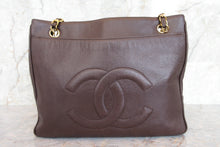 Load image into Gallery viewer, CHANEL CC mark chain shoulder bag Caviar skin Brown/Gold hadware Shoulder bag 700080115