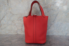 画像をギャラリービューアに読み込む, HERMES/エルメス ピコタンロックPM トリヨンクレマンス ローズジャイプール □P刻印 ハンドバッグ 700110099