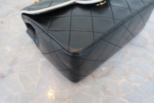 Load image into Gallery viewer, CHANEL Mini Matelasse chain shoulder bag Lambskin Black/White/Gold hadware Shoulder bag 800080235