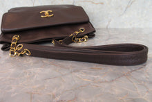 Load image into Gallery viewer, CHANEL CC mark chain shoulder bag Caviar skin Brown/Gold hadware Shoulder bag 700080115
