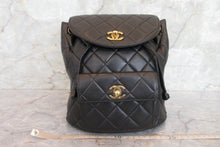 画像をギャラリービューアに読み込む, CHANEL/シャネル マトラッセチェーンリュック ラムスキン ブラック/ゴールド金具 リュック 700080045