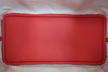 Load image into Gallery viewer, HERMES GARDEN PARTY PM Country leather Rouge casaque X Engraving Tote bag 800040141