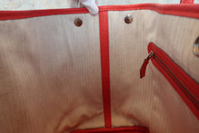 Load image into Gallery viewer, HERMES GARDEN PARTY PM Country leather Rouge casaque X Engraving Tote bag 800040141