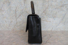 Load image into Gallery viewer, CHANEL Mademoiselle Hand bag Lambskin Black/Gold hadware  Hand bag 700010145